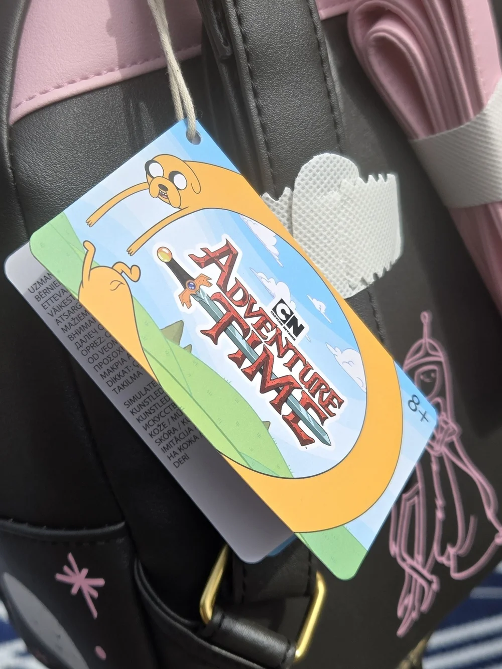Loungefly Adventure Time Princess Bubblegum & Marceline Pink/Black Kids Backpack